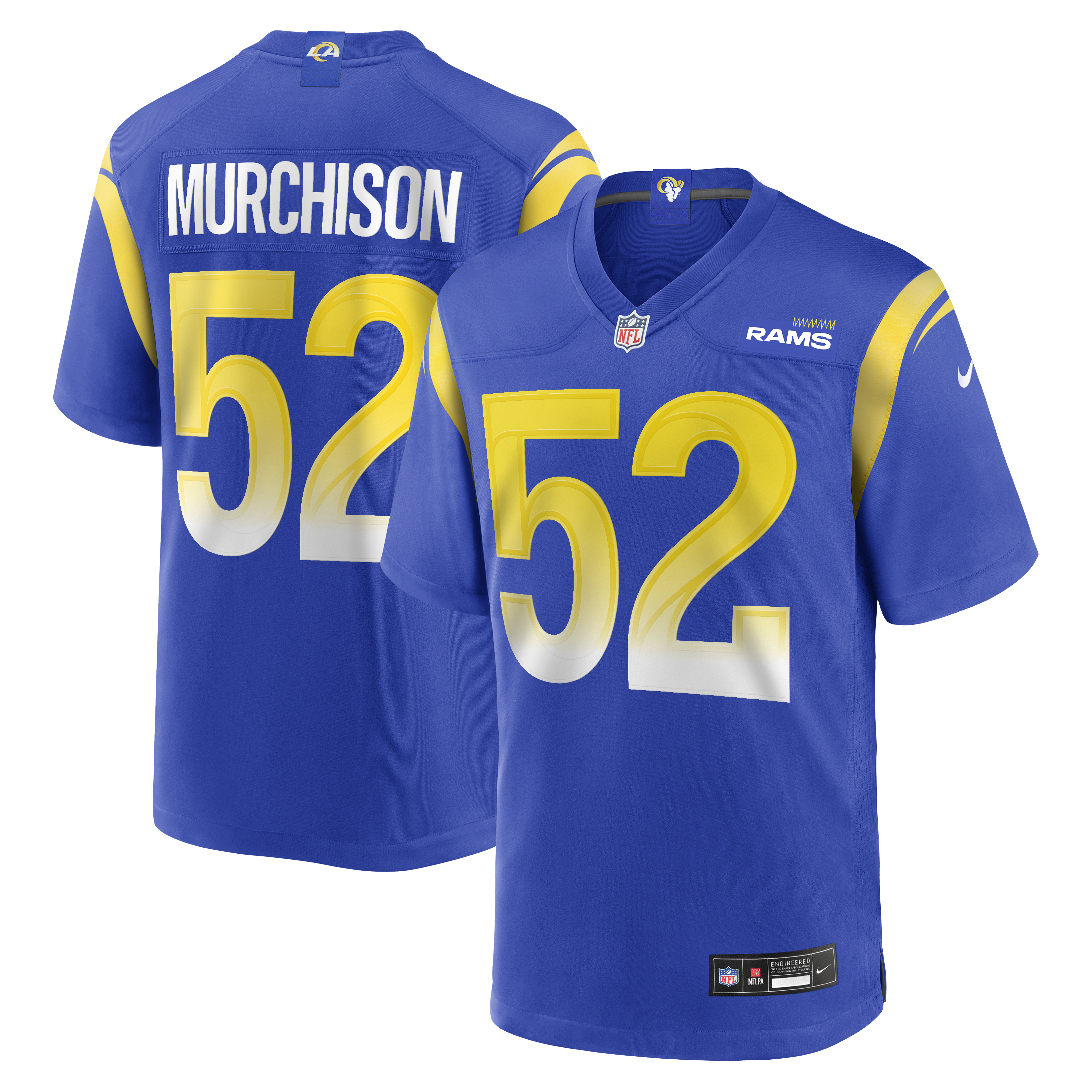 Larrell Murchison Los Angeles Rams Team Game Jersey - Royal | Stitched Football Jersey TJS0944