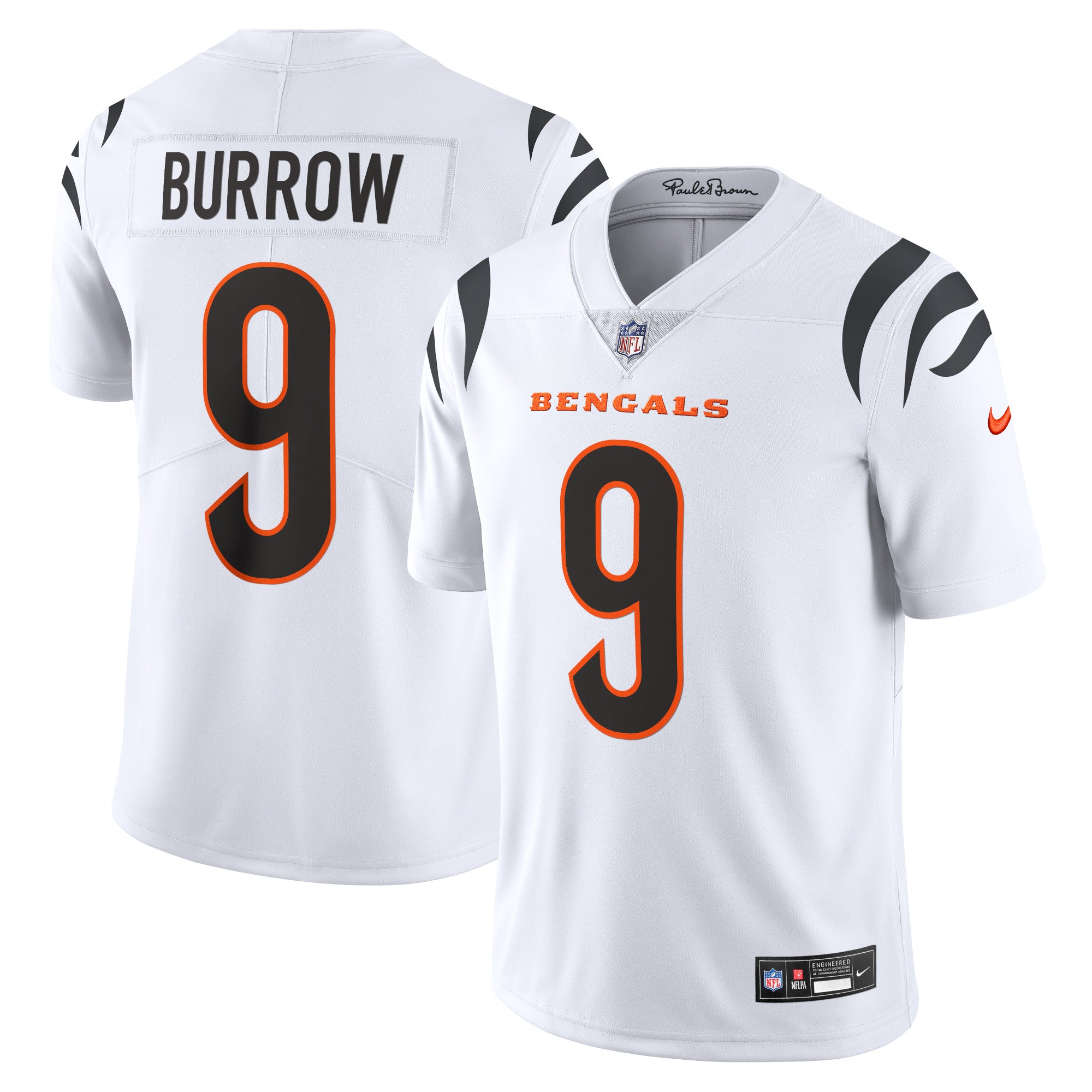 Joe Burrow Cincinnati Bengals Vapor Untouchable Limited Jersey - White | Stitched Football Jersey TJS1068