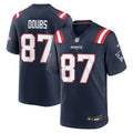 Romeo Doubs New England Patriots Game Jersey - Navy | Stitched Football Jersey TJS1015