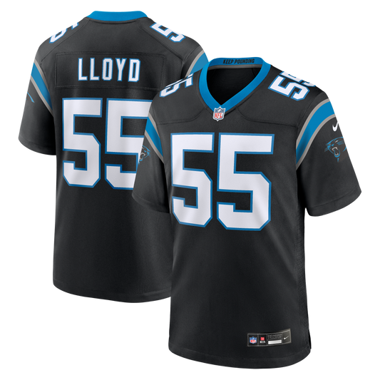 Devin Lloyd Carolina Panthers Team Game Jersey - Black | Stitched Football Jersey TJS0982