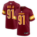 Deatrich Wise Jr. Washington Commanders Team Game Jersey - Burgundy | Stitched Football Jersey TJS1057