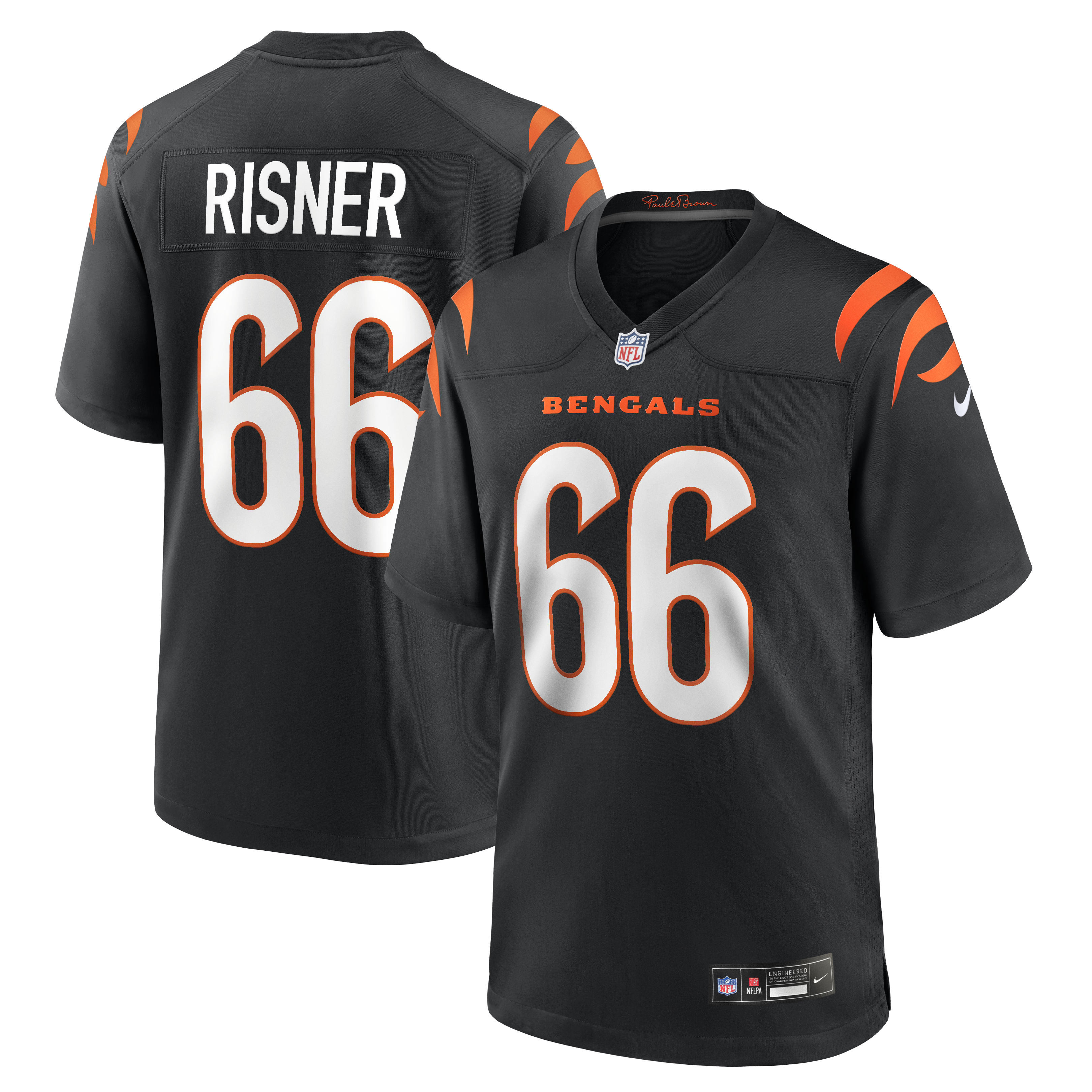 Dalton Risner Cincinnati Bengals Team Game Jersey - Black | Stitched Football Jersey TJS0953
