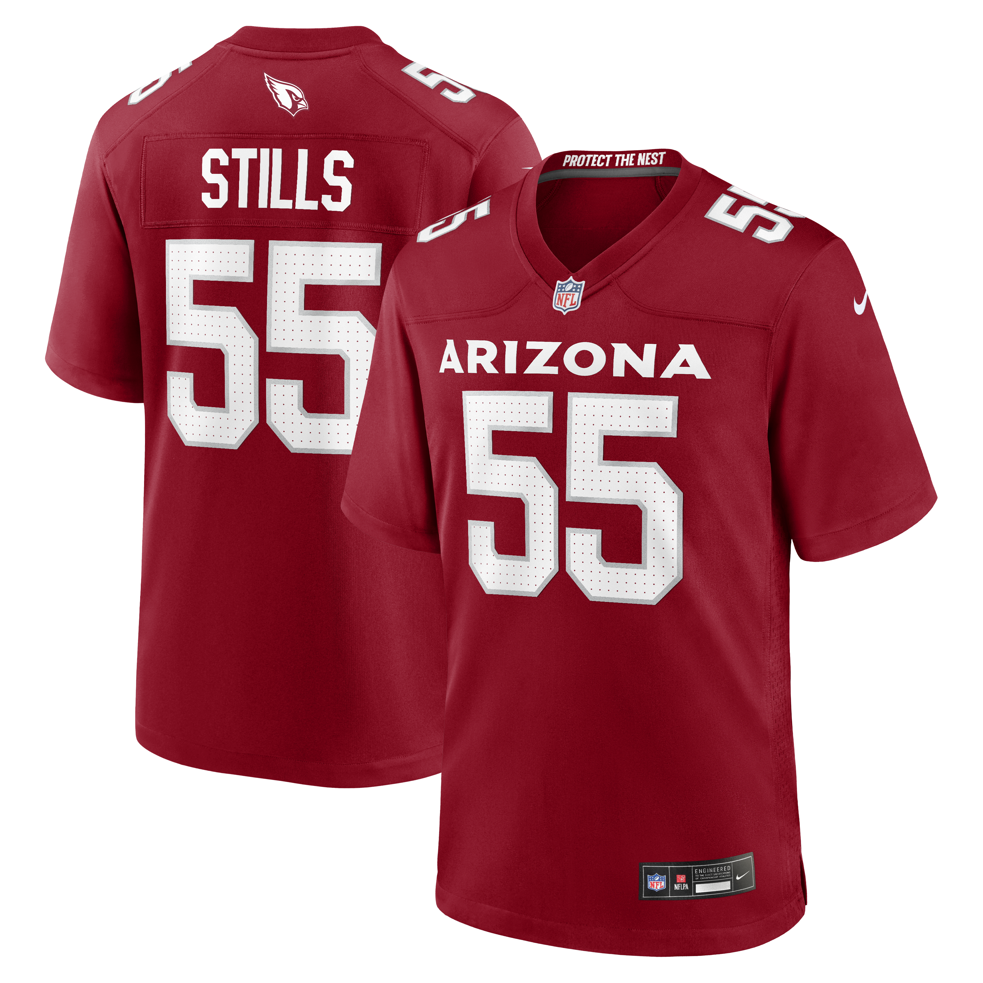 Dante Stills Arizona Cardinals Team Game Jersey - Cardinal | Stitched Football Jersey TJS1017