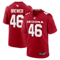 Aaron Brewer Arizona Cardinals Team Game Jersey - Cardinal | Stitched Football Jersey TJS1092