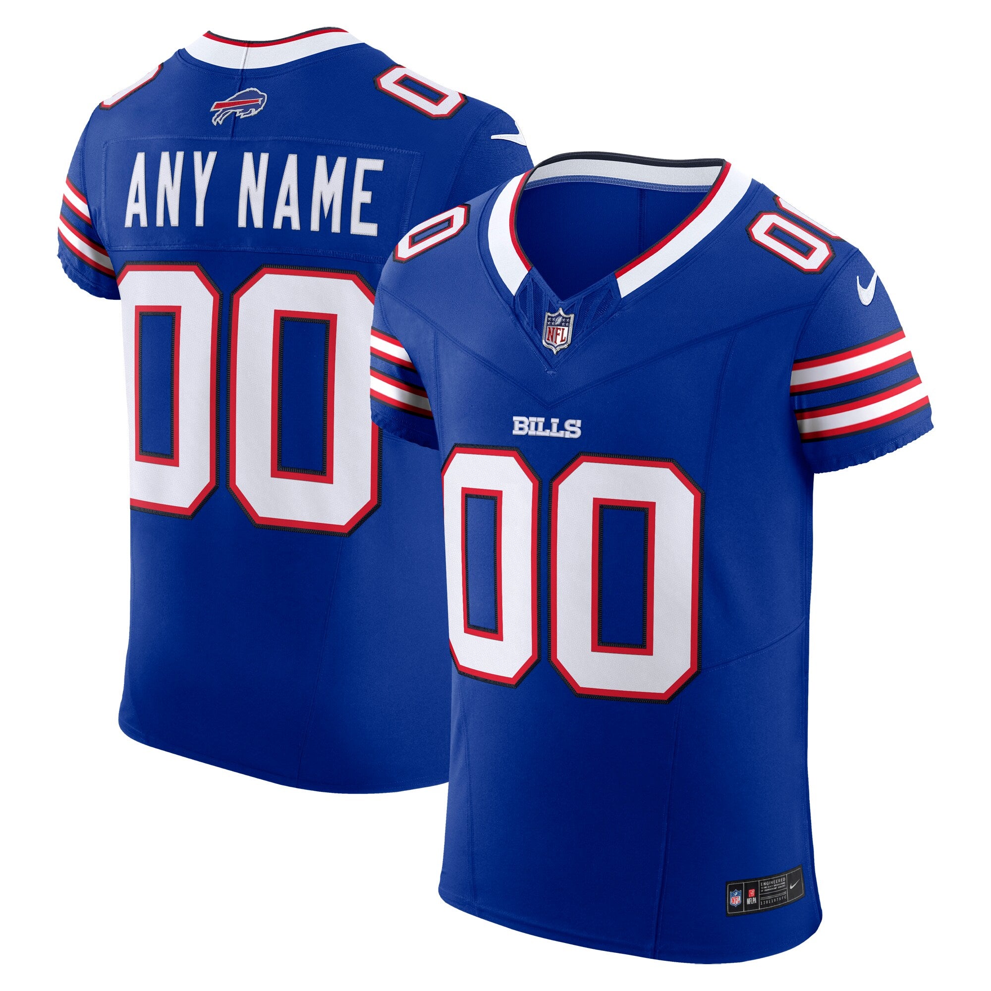 Buffalo Bills Vapor F.U.S.E. Elite Custom Jersey - Royal | Stitched Football Jersey TJS1001