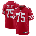 Connor Colby San Francisco 49ers Team Game Jersey - Scarlet | Stitched Football Jersey TJS0900