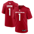 Number 1 Groom Arizona Cardinals Game Jersey - Cardinal | Stitched Football Jersey TJS1003
