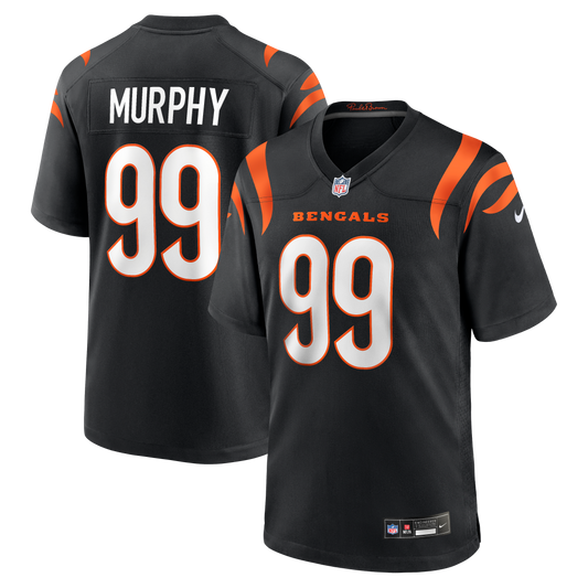 Myles Murphy Cincinnati Bengals Game Jersey - Black | Stitched Football Jersey TJS1023