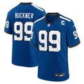 DeForest Buckner Indianapolis Colts Alternate Game Jersey - Blue | Stitched Football Jersey TJS1082