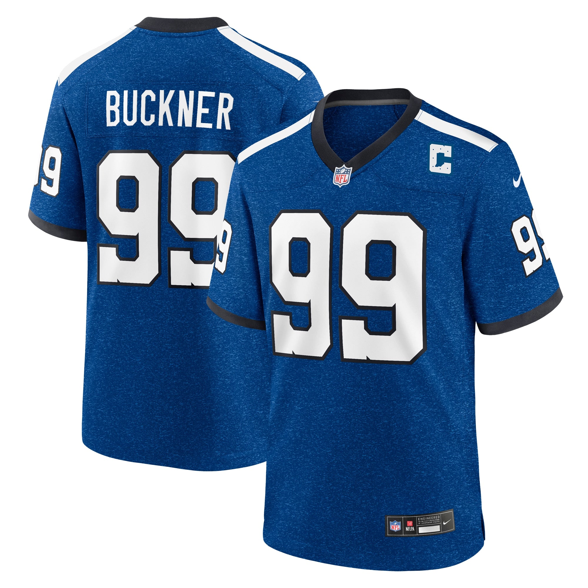 DeForest Buckner Indianapolis Colts Alternate Game Jersey - Blue | Stitched Football Jersey TJS1082