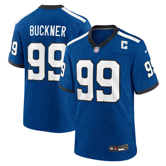 DeForest Buckner Indianapolis Colts Alternate Game Jersey - Blue | Stitched Football Jersey TJS1082