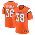 Jaleel McLaughlin Denver Broncos Team Game Jersey - Orange | Stitched Football Jersey TJS0974