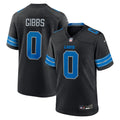 Jahmyr Gibbs Detroit Lions 2nd Alternate Game Player Jersey - Black | Stitched Football Jersey TJS1069