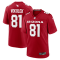 Travis Vokolek Arizona Cardinals Team Game Jersey - Cardinal | Stitched Football Jersey TJS0916