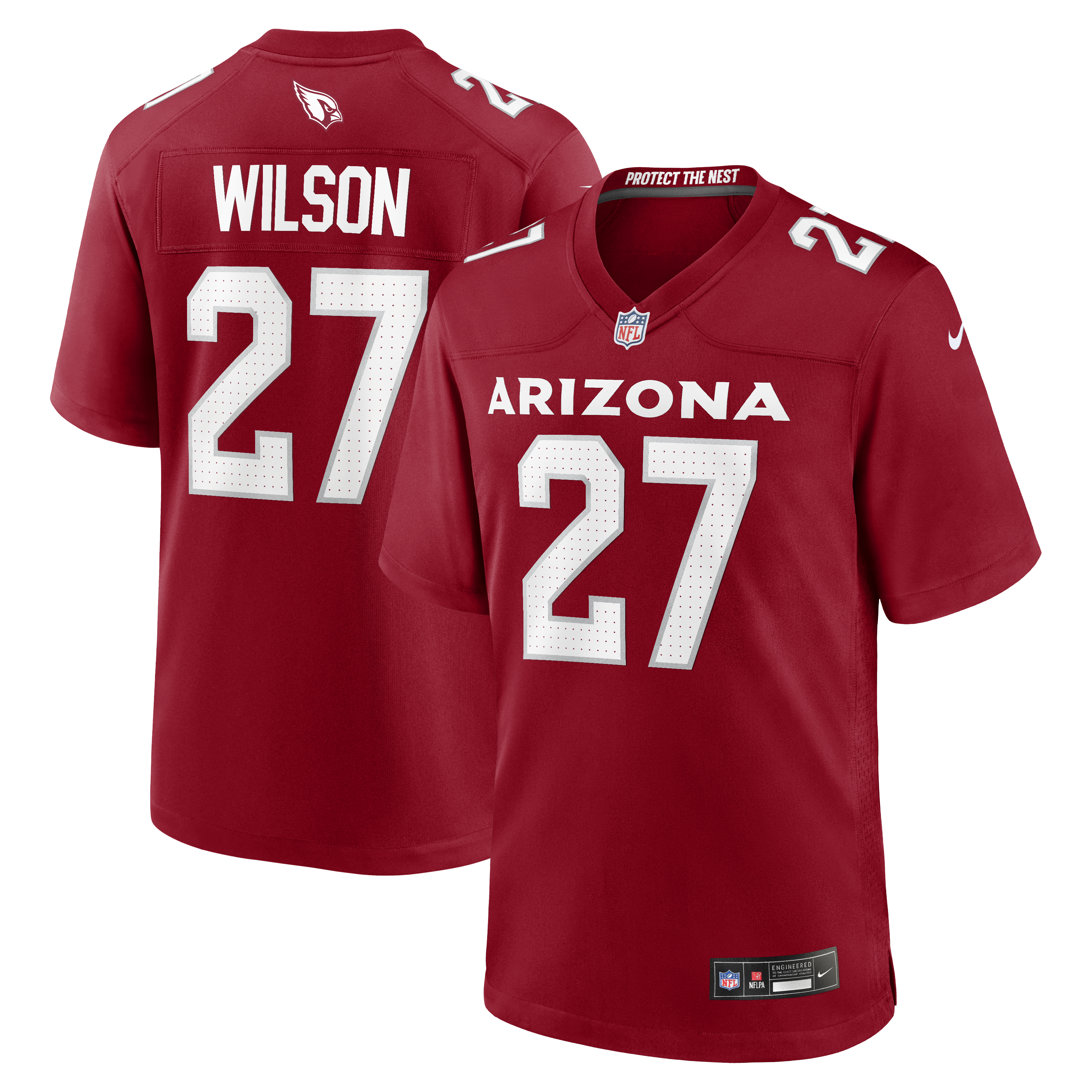 Divaad Wilson Arizona Cardinals Team Game Jersey - Cardinal | Stitched Football Jersey TJS1086