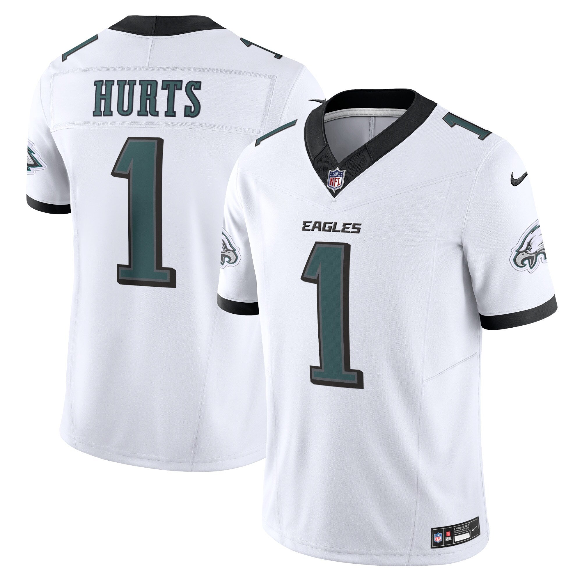 Jalen Hurts Philadelphia Eagles Vapor F.U.S.E. Limited Jersey - White | Stitched Football Jersey TJS1382