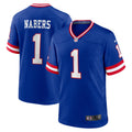 Malik Nabers New York Giants Game Player Jersey - Royal | Stitched Football Jersey TJS1267