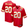 Nohl Williams Kansas City Chiefs Team Game Jersey - Red | Stitched Football Jersey TJS1278