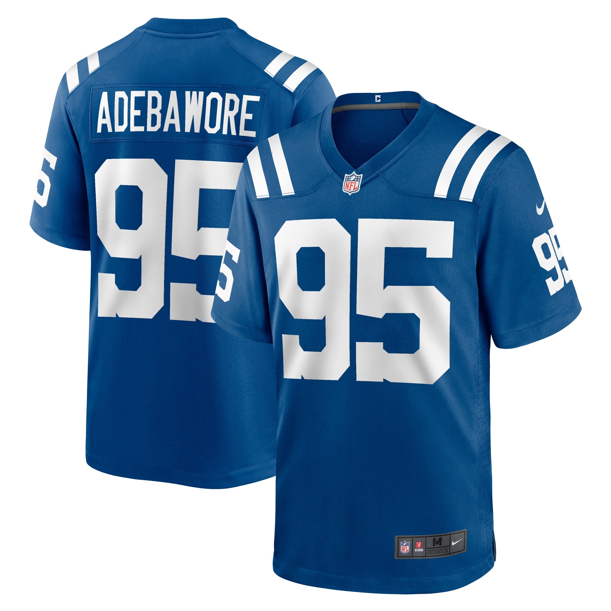 Adetomiwa Adebawore Indianapolis Colts Team Game Jersey - Royal | Stitched Football Jersey TJS1122
