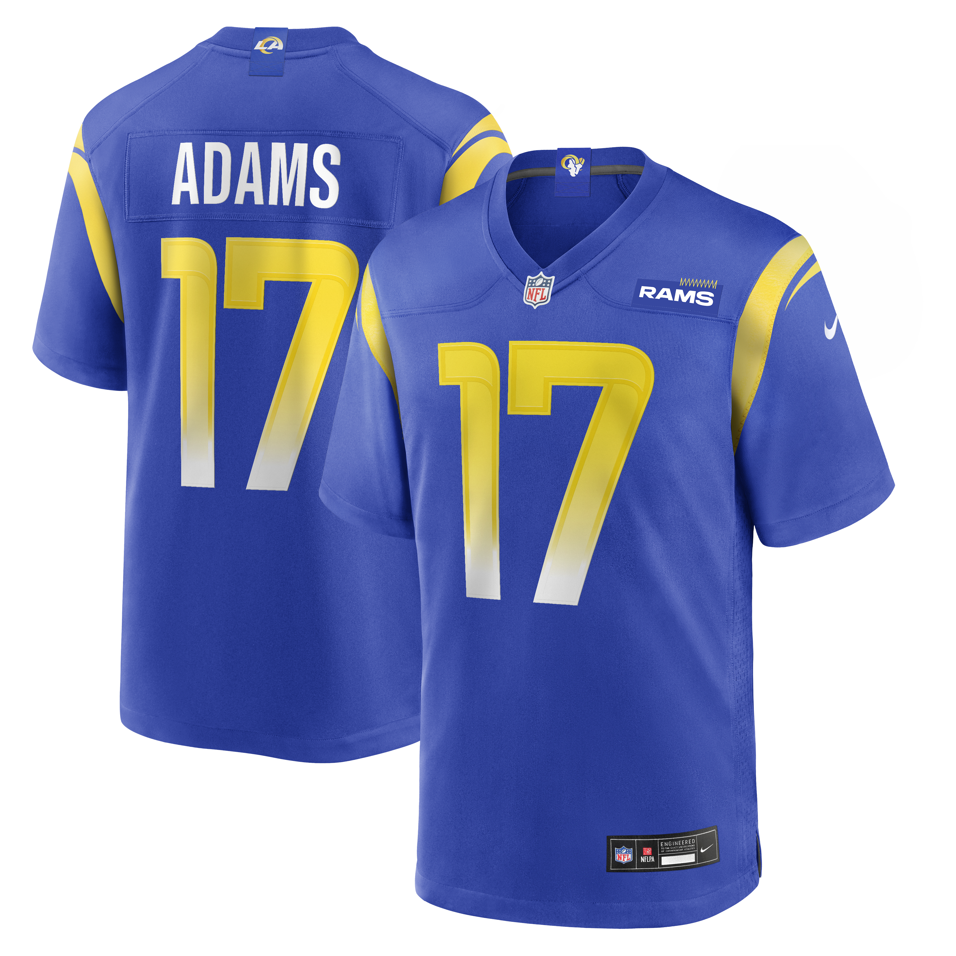 Davante Adams Los Angeles Rams Game Player Jersey - Royal | Stitched Football Jersey TJS1115