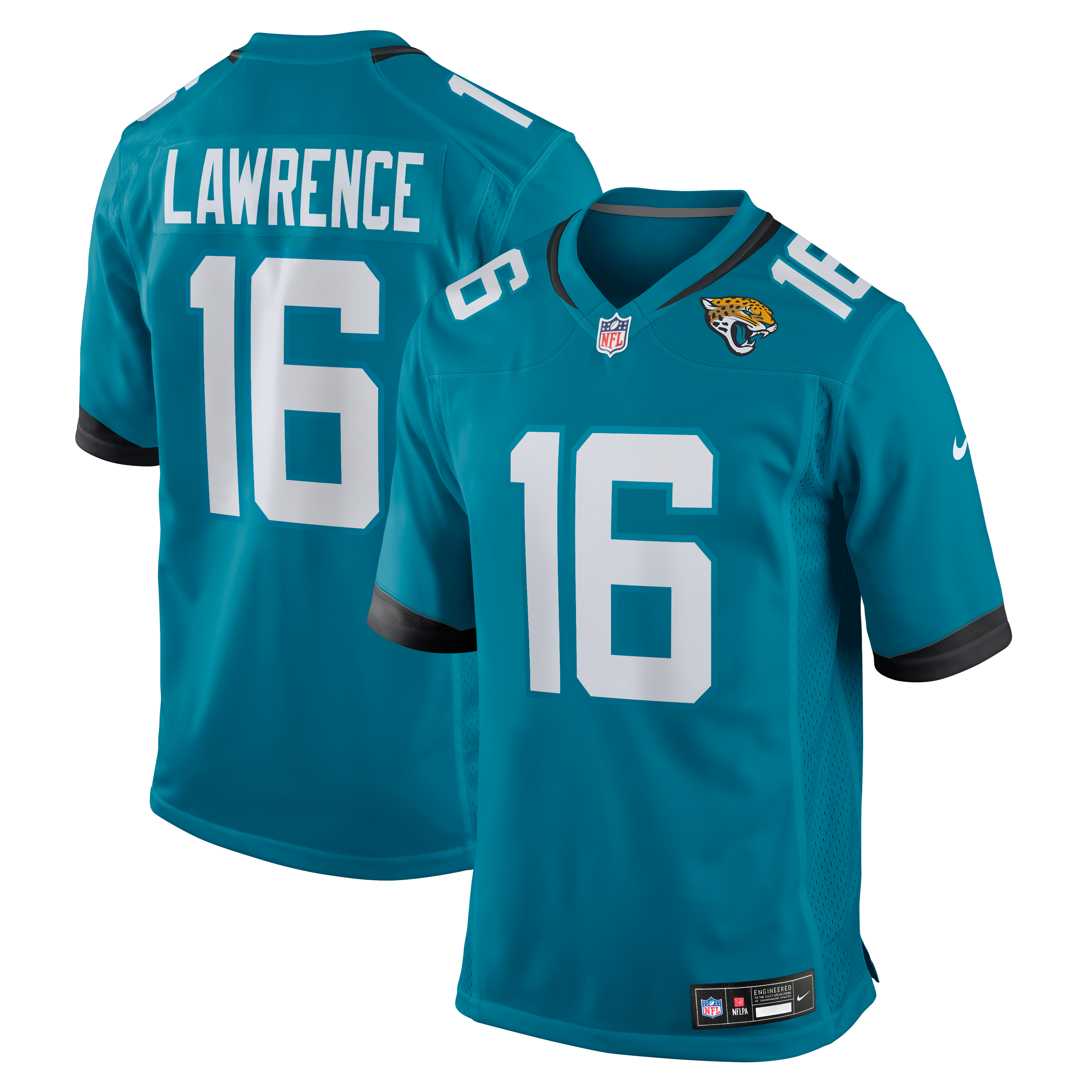 Trevor Lawrence Jacksonville Jaguars Home Game Jersey - Teal | Stitched Football Jersey TJS1191