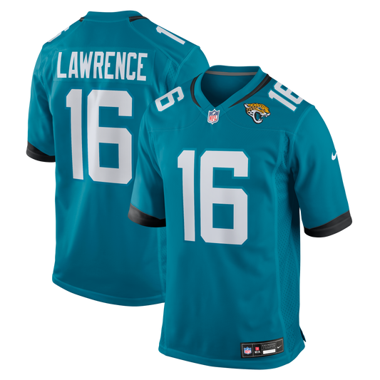 Trevor Lawrence Jacksonville Jaguars Home Game Jersey - Teal | Stitched Football Jersey TJS1191
