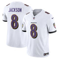 Lamar Jackson Baltimore Ravens Vapor F.U.S.E. Limited Jersey - White | Stitched Football Jersey TJS1132