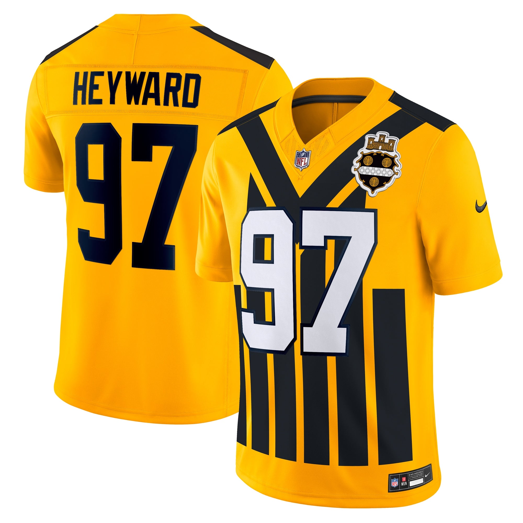 Cameron Heyward Pittsburgh Steelers Alternate Vapor F.U.S.E. Limited Jersey - Gold | Stitched Football Jersey TJS1202
