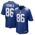 Thomas Fidone II New York Giants Team Game Jersey - Royal | Stitched Football Jersey TJS1379