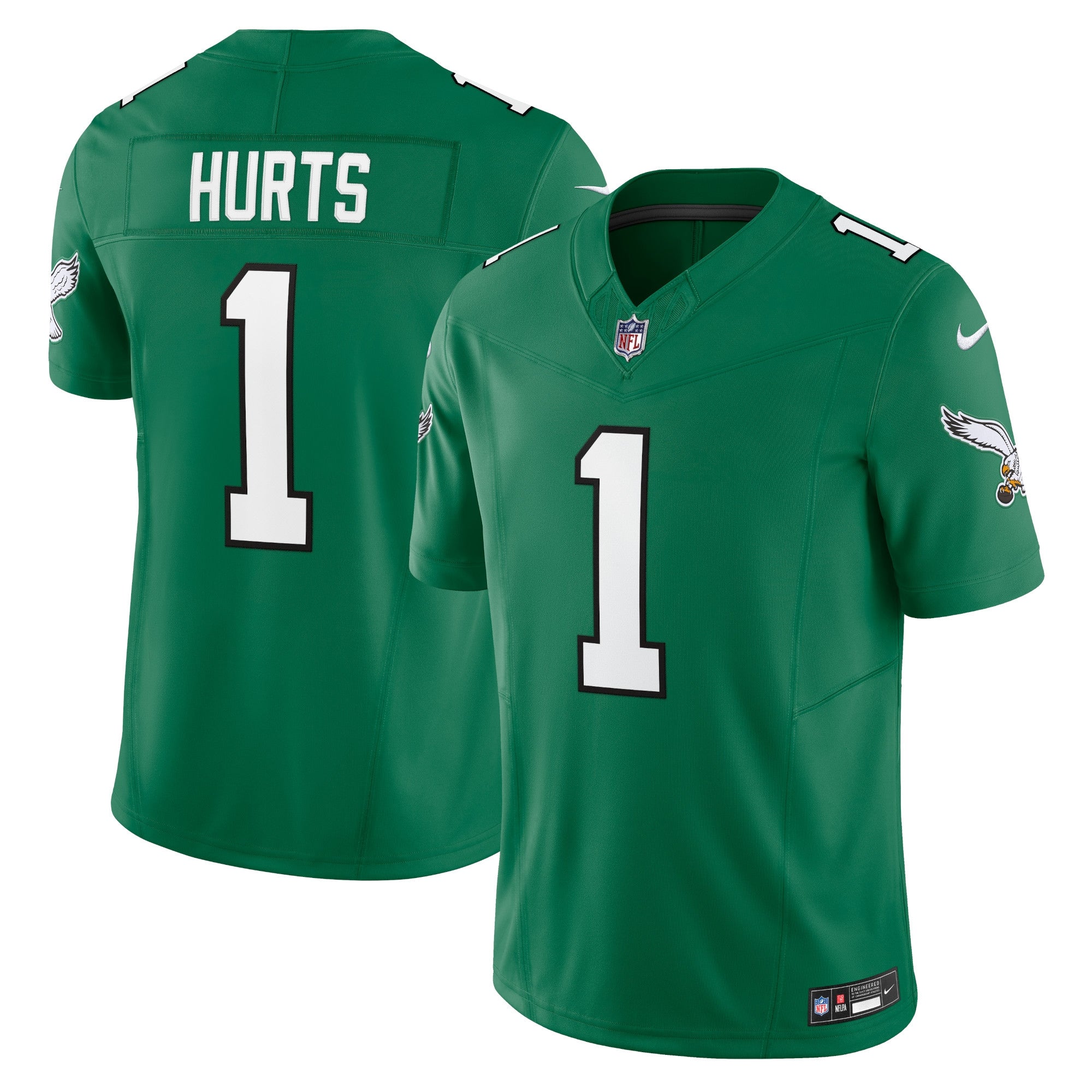 Jalen Hurts Philadelphia Eagles Vapor F.U.S.E. Limited Jersey - Kelly Green | Stitched Football Jersey TJS1390