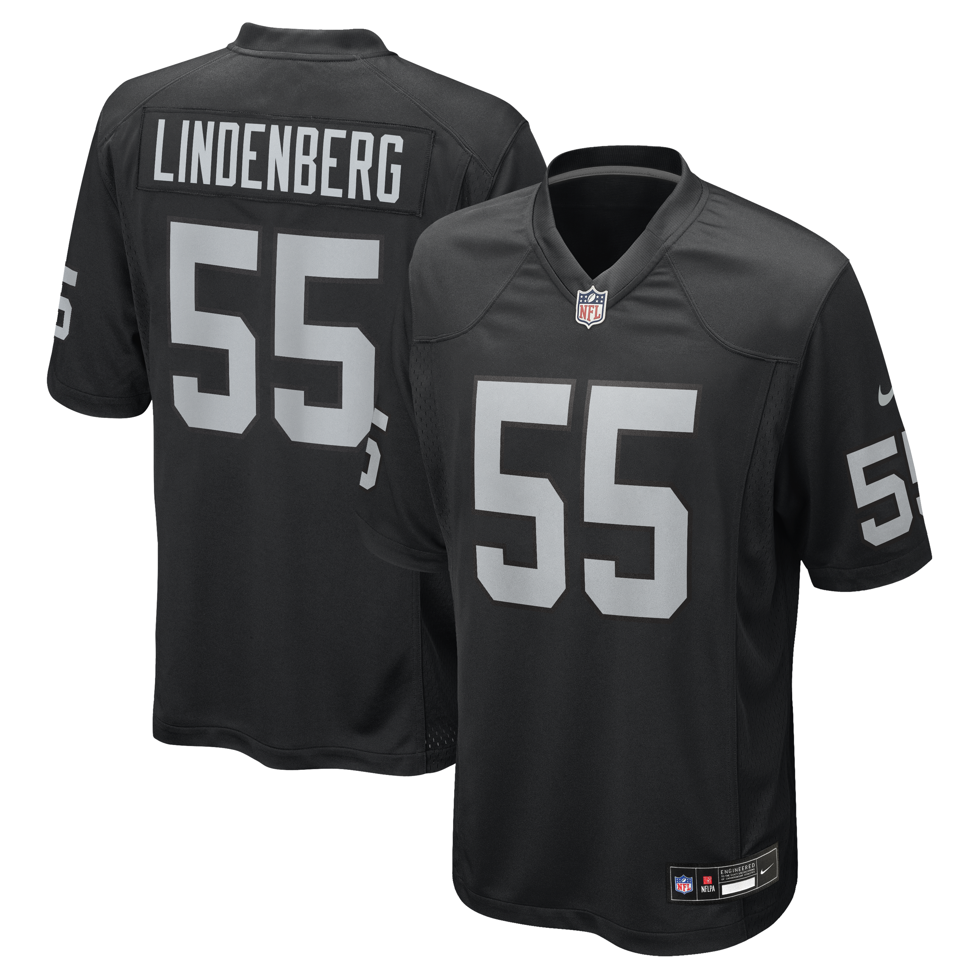 Cody Lindenberg Las Vegas Raiders Team Game Jersey - Black | Stitched Football Jersey TJS1137
