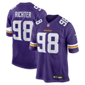 Bo Richter Minnesota Vikings Team Game Jersey - Purple | Stitched Football Jersey TJS1144