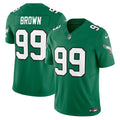 Jerome Brown Philadelphia Eagles Alternate Vapor F.U.S.E. Limited Jersey - Kelly Green | Stitched Football Jersey TJS1395