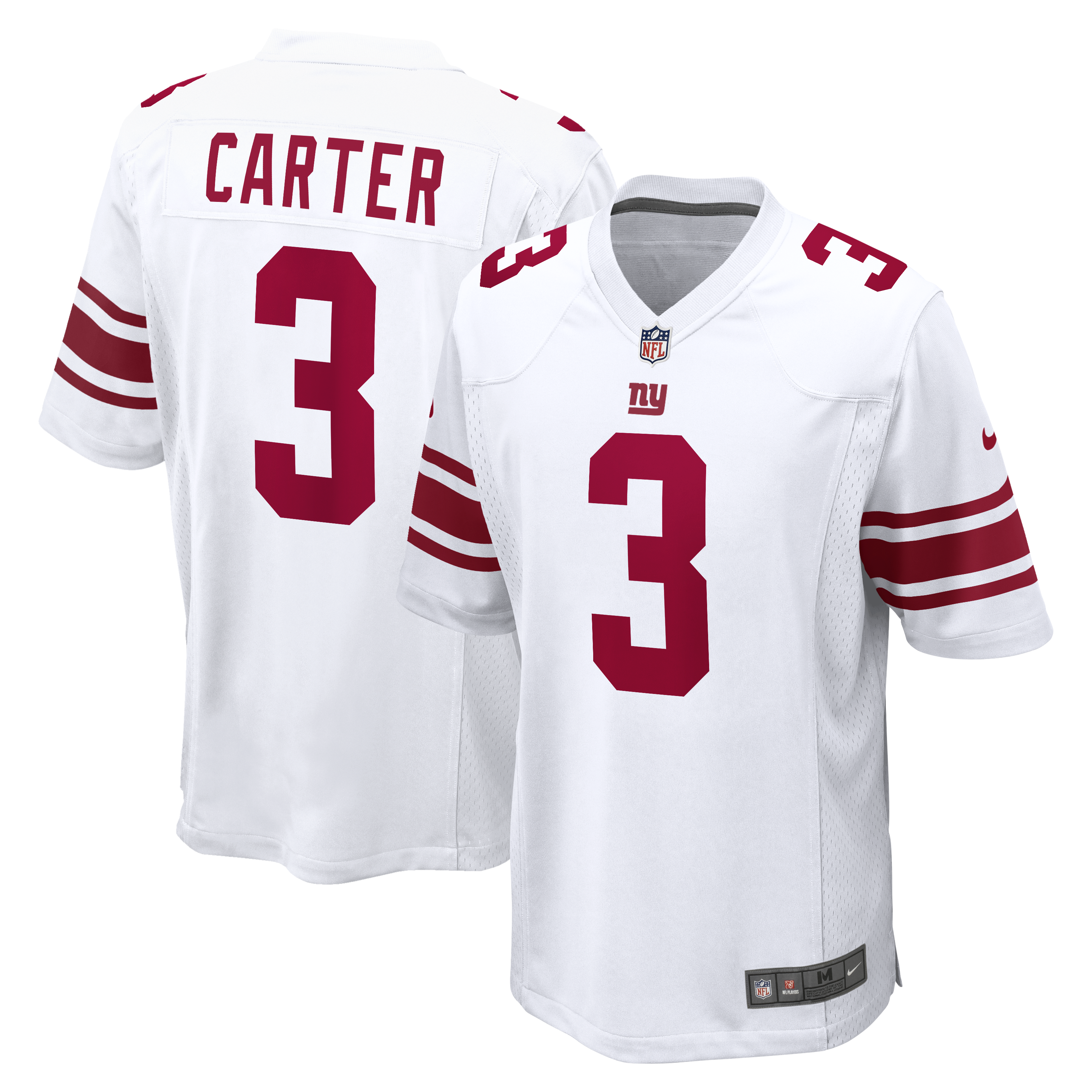 Abdul Carter New York Giants Game Jersey - White | Stitched Football Jersey TJS1365