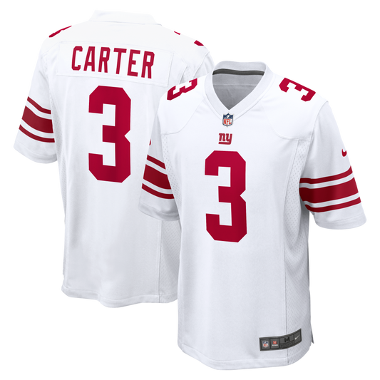 Abdul Carter New York Giants Game Jersey - White | Stitched Football Jersey TJS1365