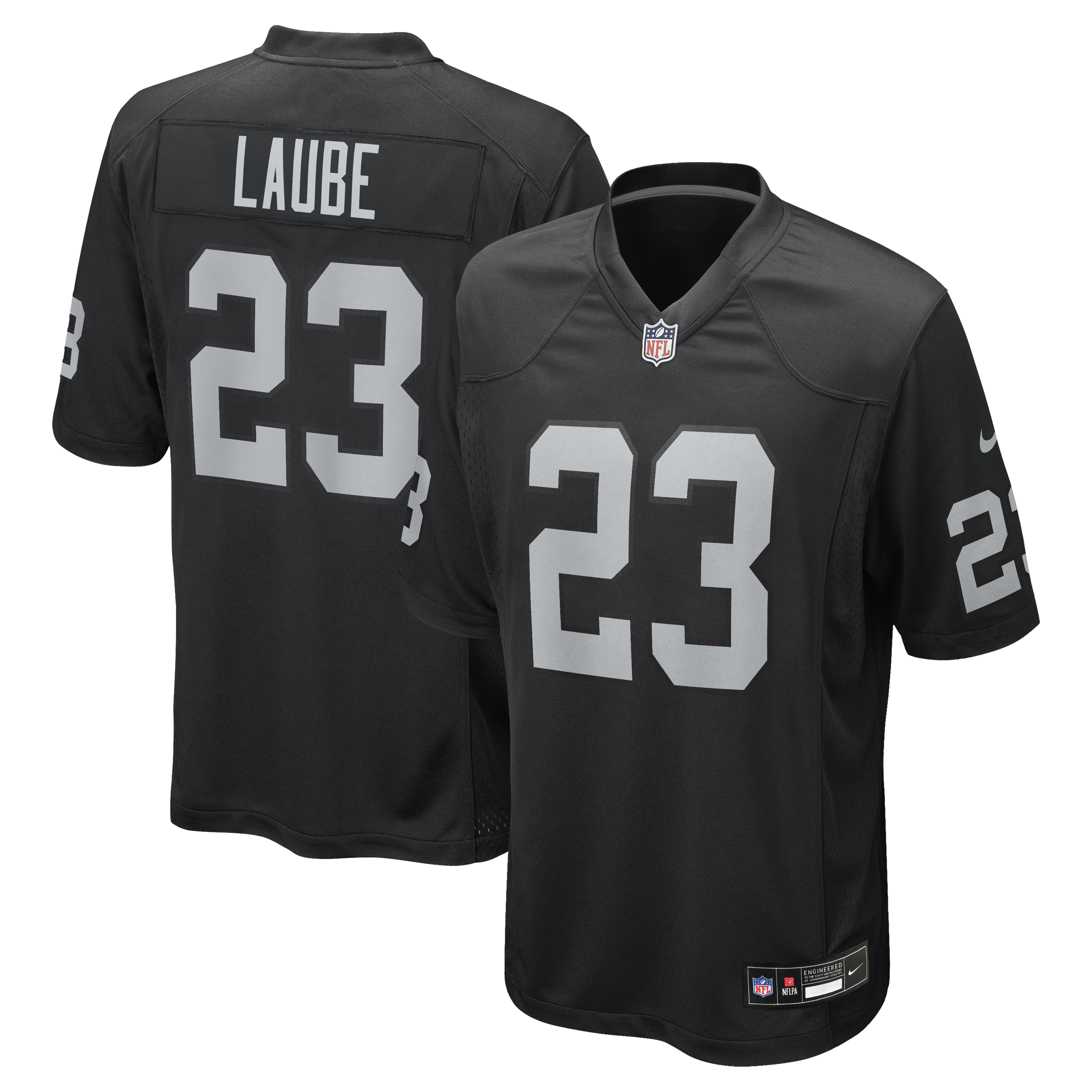 Dylan Laube Las Vegas Raiders Team Game Jersey - Black | Stitched Football Jersey TJS1320