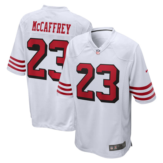 Christian McCaffrey San Francisco 49ers Game Jersey - White | Stitched Football Jersey TJS1372