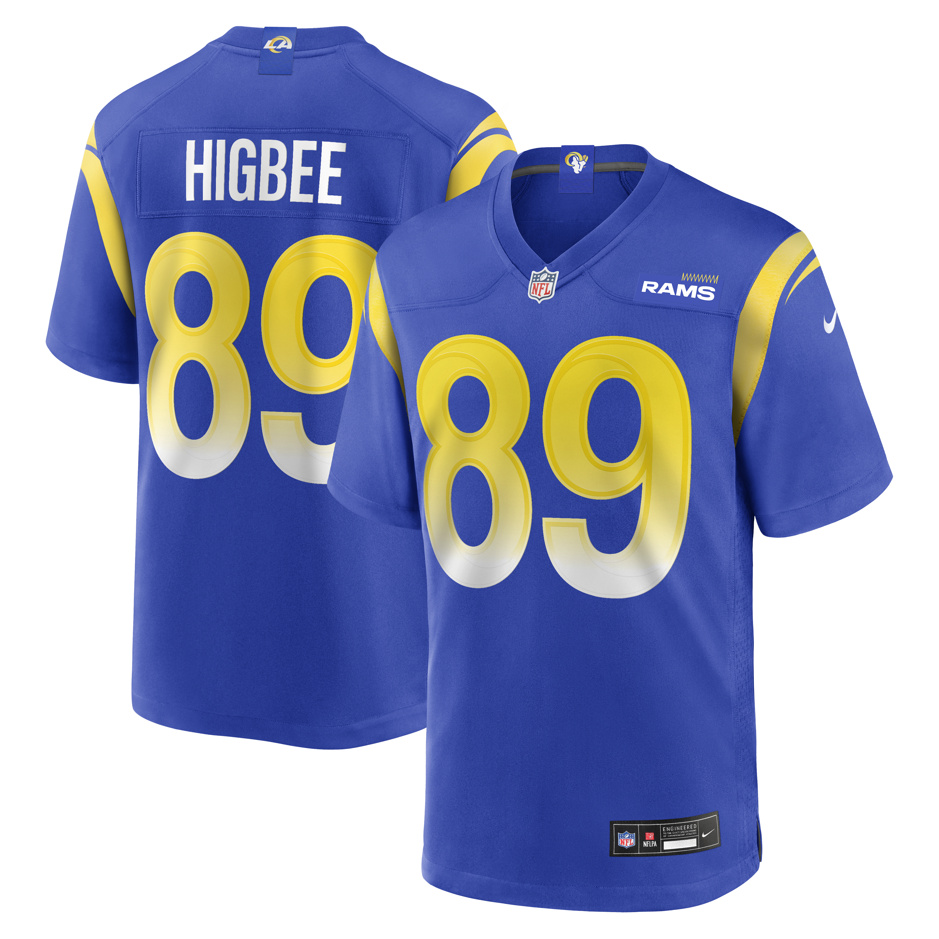 Tyler Higbee Los Angeles Rams Game Player Jersey - Royal | Stitched Football Jersey TJS1123