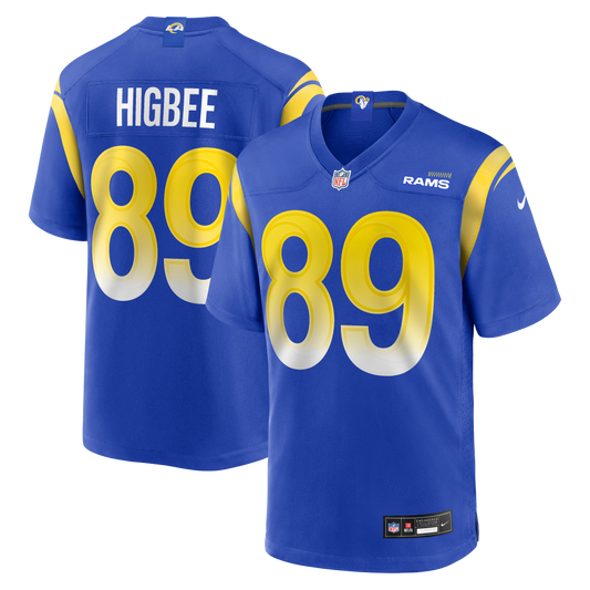 Tyler Higbee Los Angeles Rams Game Player Jersey - Royal | Stitched Football Jersey TJS1123