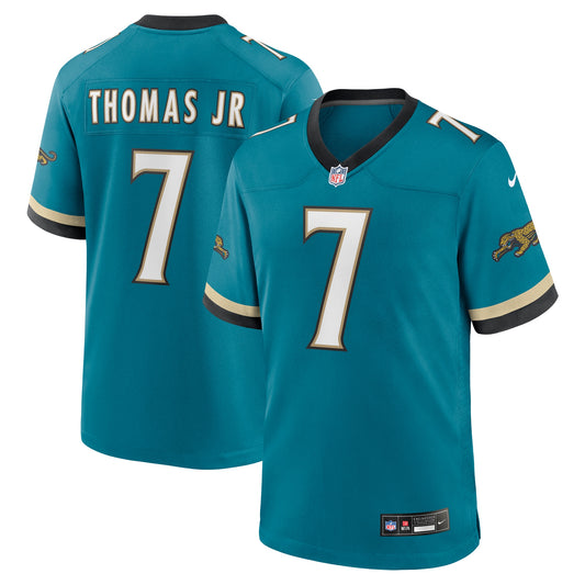 Brian Thomas Jr. Jacksonville Jaguars Alternate Game Jersey - Teal | Stitched Football Jersey TJS1302
