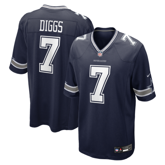 Trevon Diggs Dallas Cowboys Game Jersey - Navy | Stitched Football Jersey TJS1377
