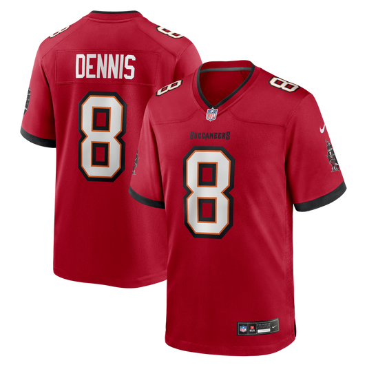 SirVocea Dennis Tampa Bay Buccaneers Game Jersey - Red | Stitched Football Jersey TJS1150