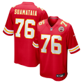 Kingsley Suamataia Kansas City Chiefs Game Jersey - Red | Stitched Football Jersey TJS1156