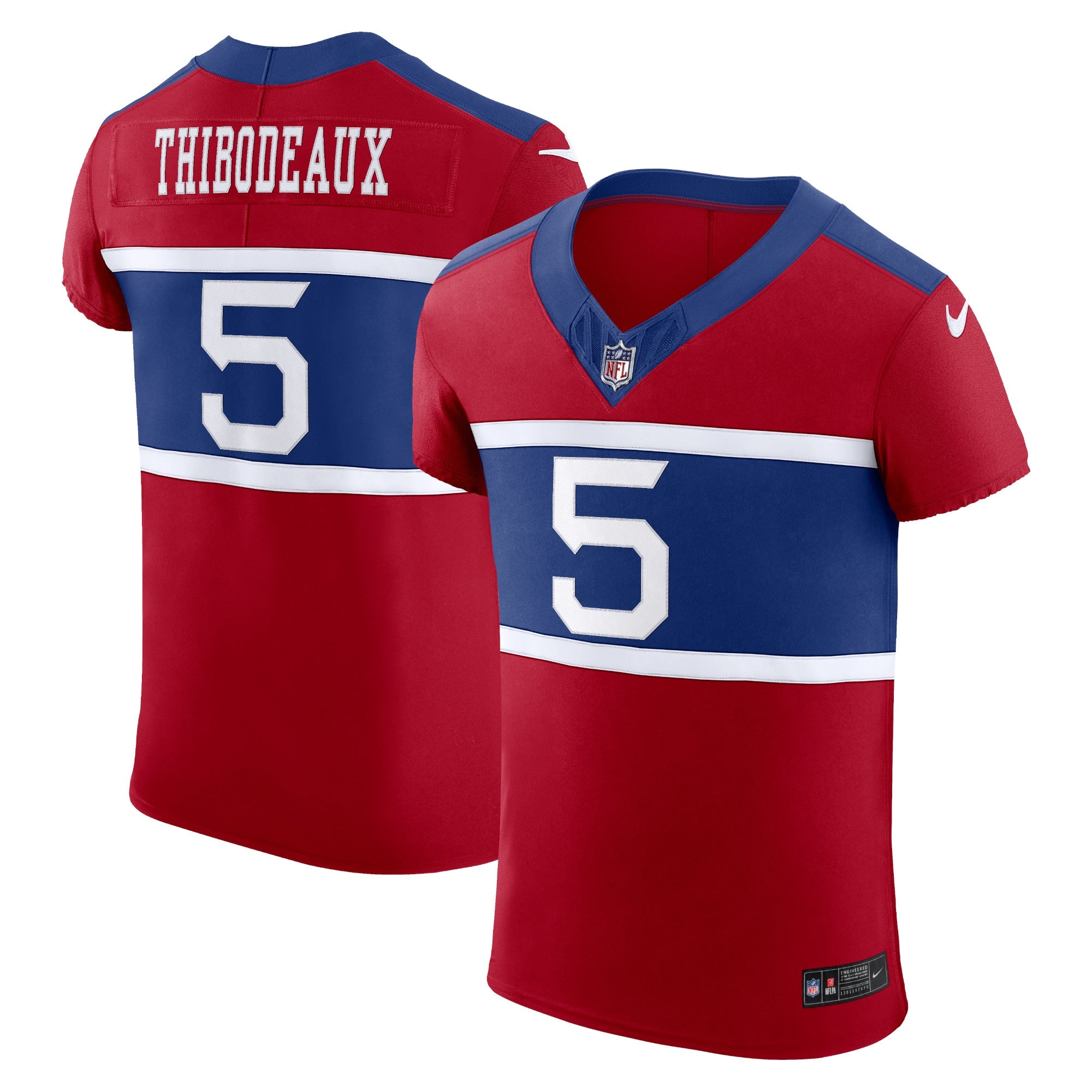 Kayvon Thibodeaux New York Giants Vapor F.U.S.E. Elite Player Jersey Vapor F.U.S.E. Elite Jersey - Red | Stitched Football Jersey TJS1345