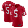 Mike Evans San Francisco 49ers Game Jersey - Scarlet | Stitched Football Jersey TJS1266
