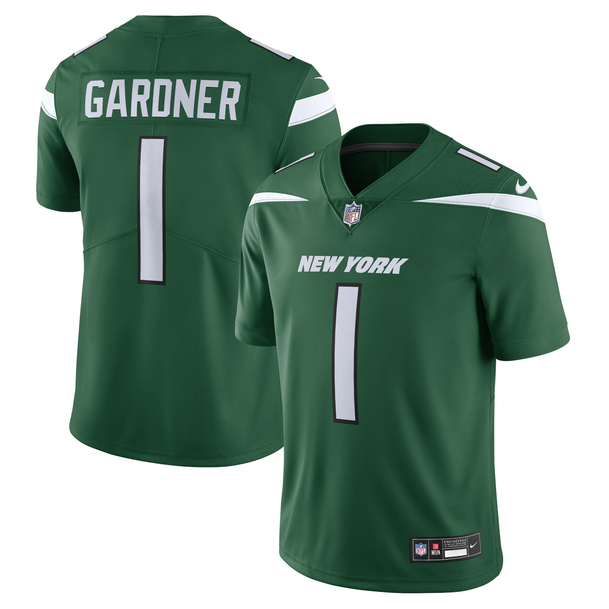 Ahmad Sauce Gardner New York Jets Vapor Untouchable Limited Jersey - Gotham Green | Stitched Football Jersey TJS1317