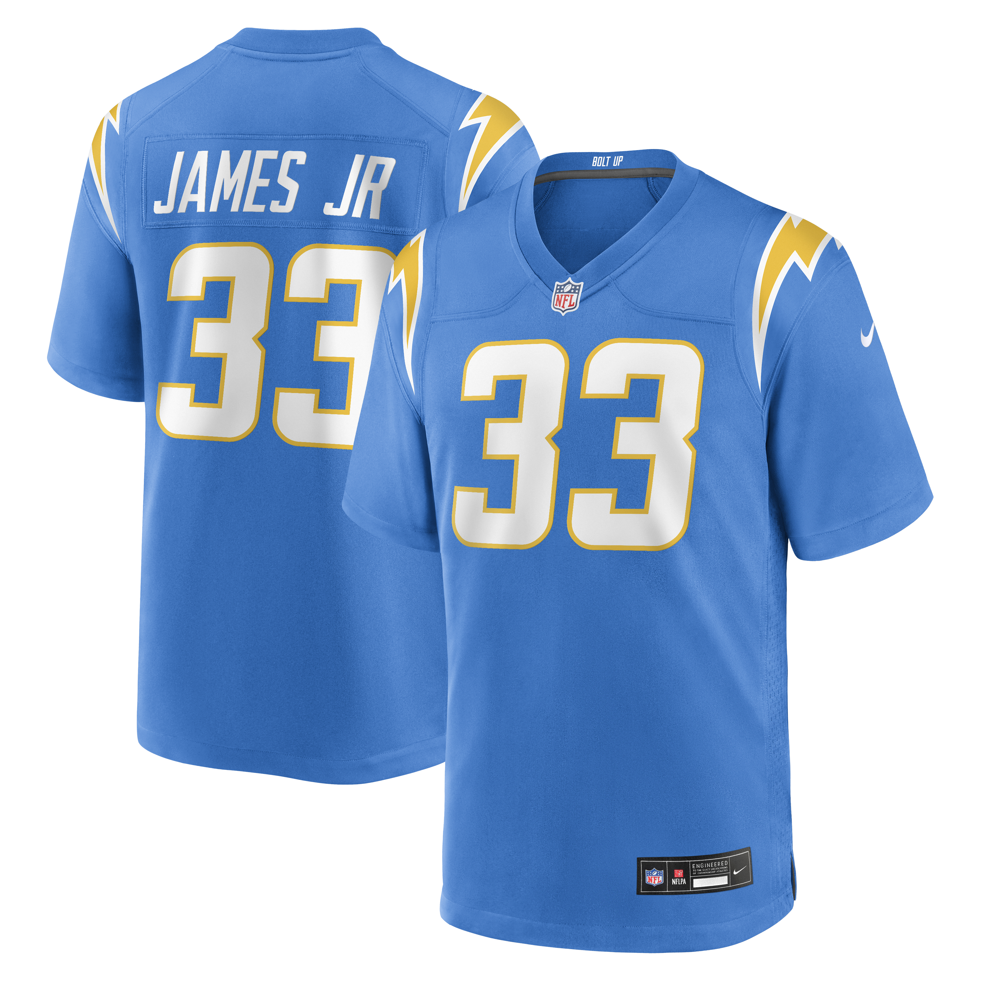 Derwin James Los Angeles Chargers Game Player Jersey - Powder Blue | Stitched Football Jersey TJS1165