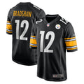 Terry Bradshaw Pittsburgh Steelers Retired Player Game Jersey - Black | Stitched Football Jersey TJS1209