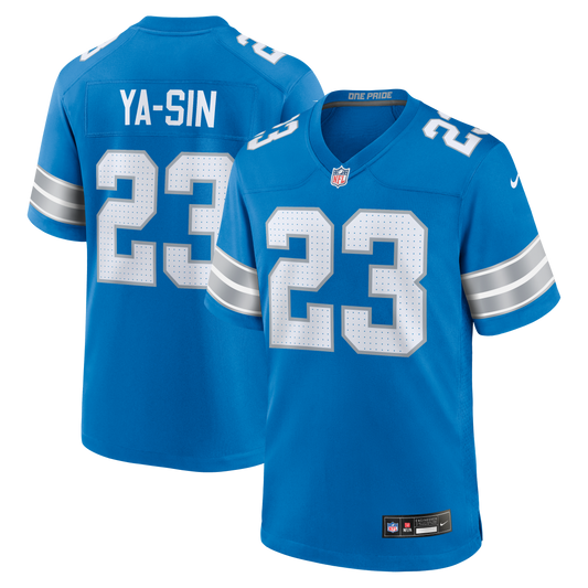 Rock Ya-Sin Detroit Lions Team Game Jersey - Blue | Stitched Football Jersey TJS1370