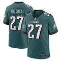 Quinyon Mitchell Philadelphia Eagles Team Game Jersey - Midnight Green | Stitched Football Jersey TJS1233